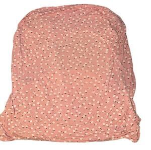 Posh Peanut Floral Bamboo Crib Fitted Sheet Pink Soft White Girl Cute